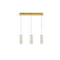 Paisley Led Light Gold Pendant Clear Royal Cut Crystal 4.7 W X 9.2 H