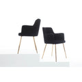 Silver Orchid Duved Dining And Accent Chair Set Of 2 N A