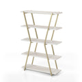 Furniture Of America Velas Metal Frame 4 Shelf Bookcase Room Divider