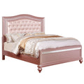 Ayeda I Transitional Queen Button Tufted Bed By Foa