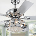 Rexie 52 Inch 5 Blade 3 Light Fandelier