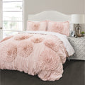 Silver Orchid Ofredericks Blush 3 Piece Comforter Set