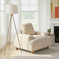 Silver Orchid Saerna 62 Tripod Floor Lamp With Linen Shade