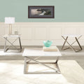 Silver Orchid Zilina Faux Marble Top 3 Piece Occasional Set