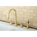 Silver Sage Widespread Kitchen Faucet