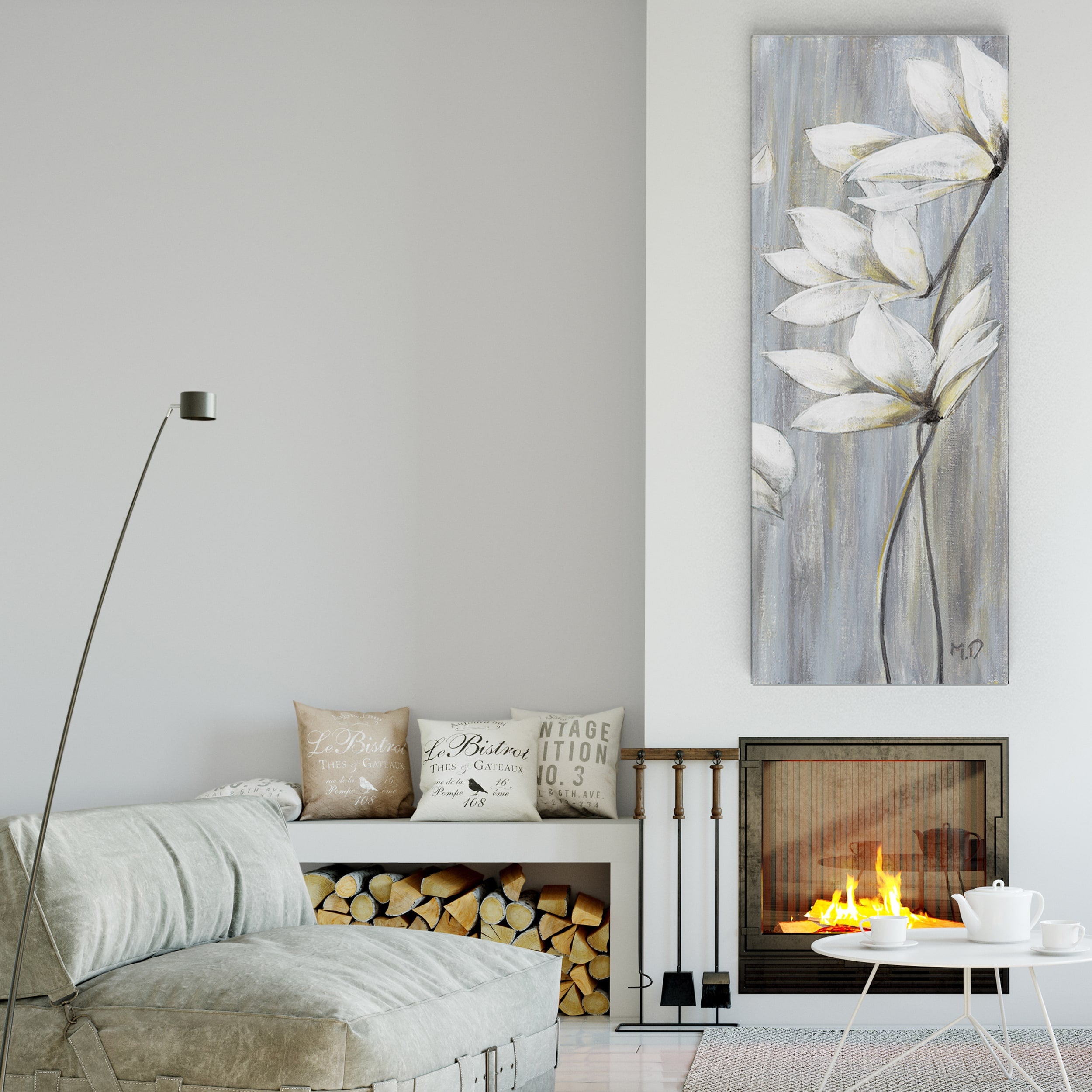 Maria Donovan Silver Spring Iii Canvas Premium Gallery Wrapped Wall Art
