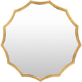 Silvia Gilded 30 Inch Round Mirror 30 X 30