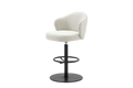 Simone Performance Bouclé Counter Stool, Matt Black