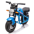 Simple Electric Bike Kids Electric Motorcycle Blue 24V Ride On Motorcycle With Built In Music Led Lights