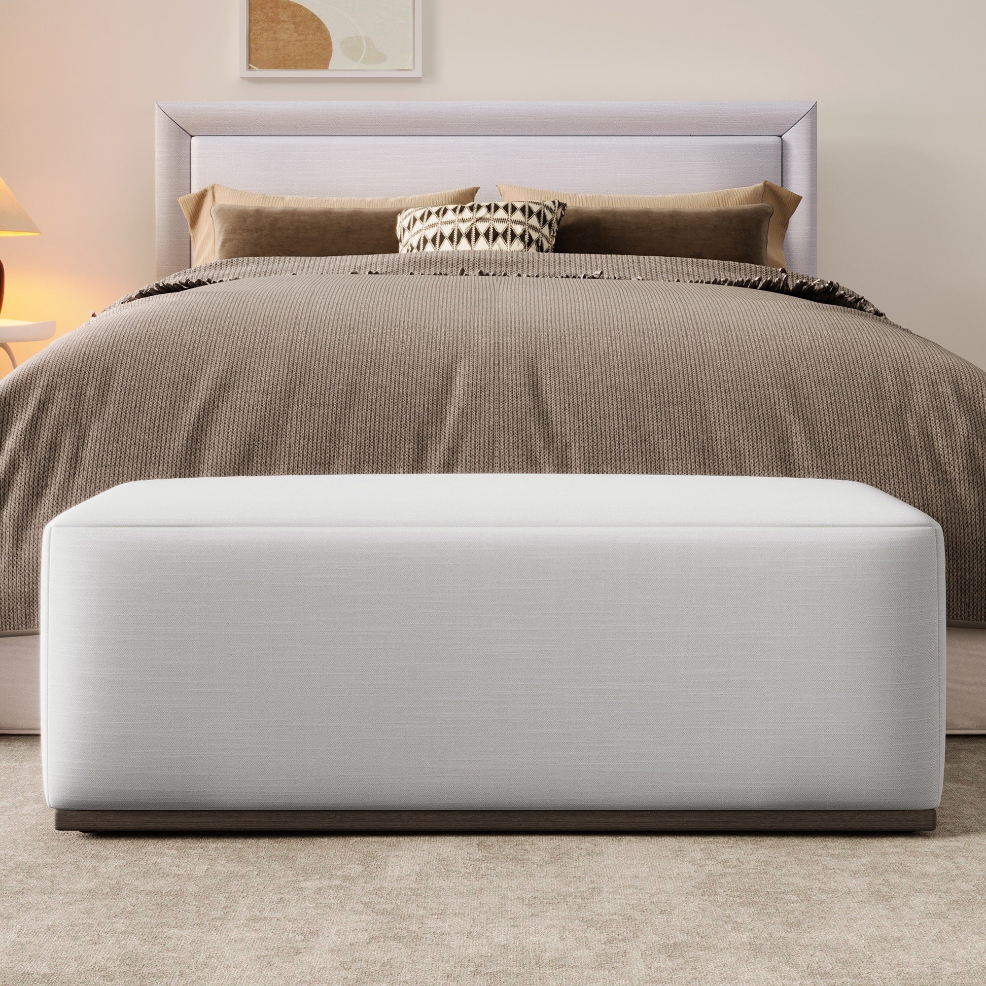 Simple Elegant Footstool Unlock Comfortable Home Experience