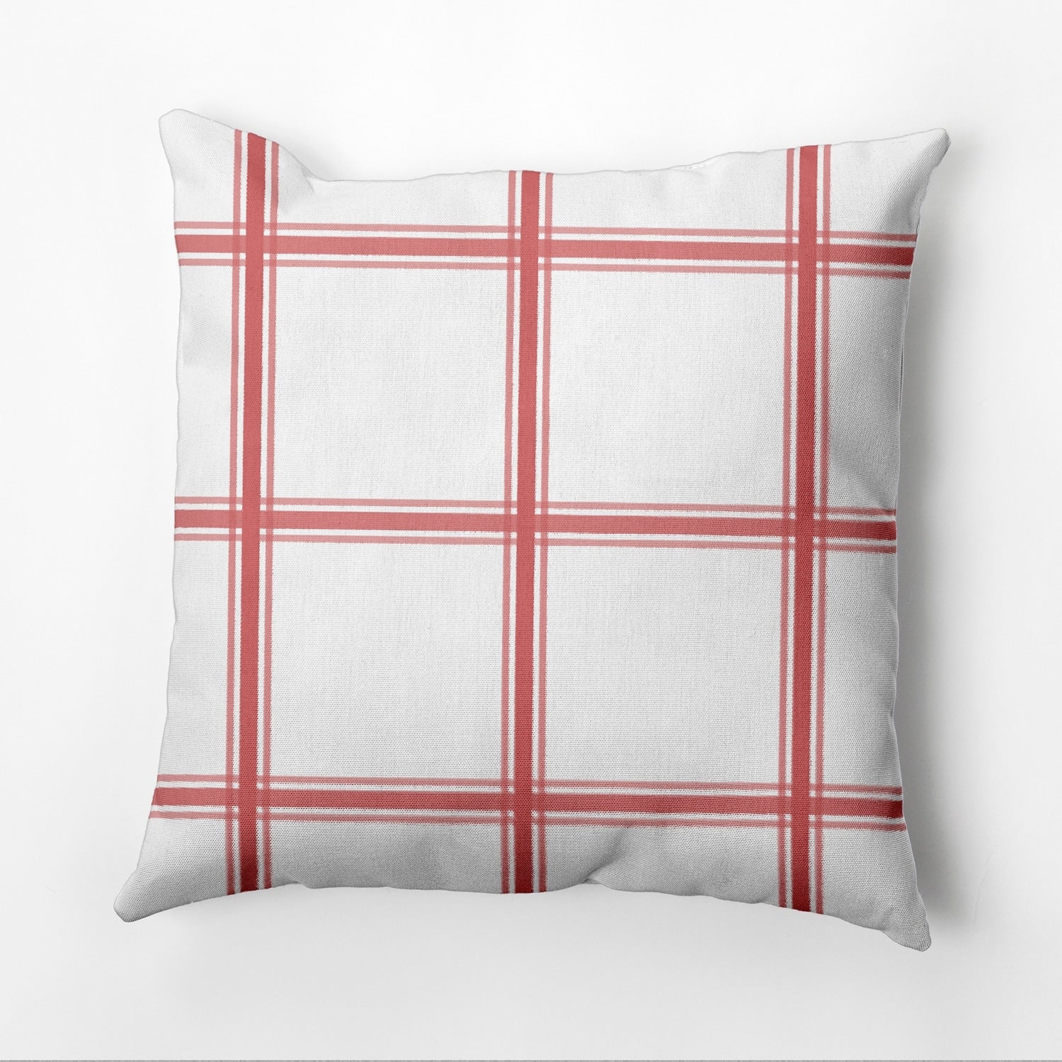 Simple Geometric Plaid 18 Inch Decorative Pillow