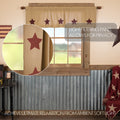 Vhc Farmhouse French Country Curtains Simple Life Flax Solid Valance