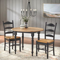 Simple Living 3 Piece Ladderback Dining Set