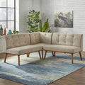 Simple Living 3 Piece Playmate Nook Banquette Set