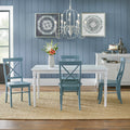 Simple Living 5 Piece Albury Cross Back Dining Set