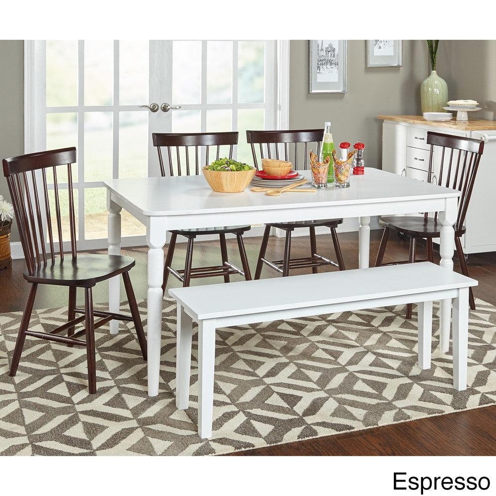 Simple Living Parma Dining Set With Dining Bench