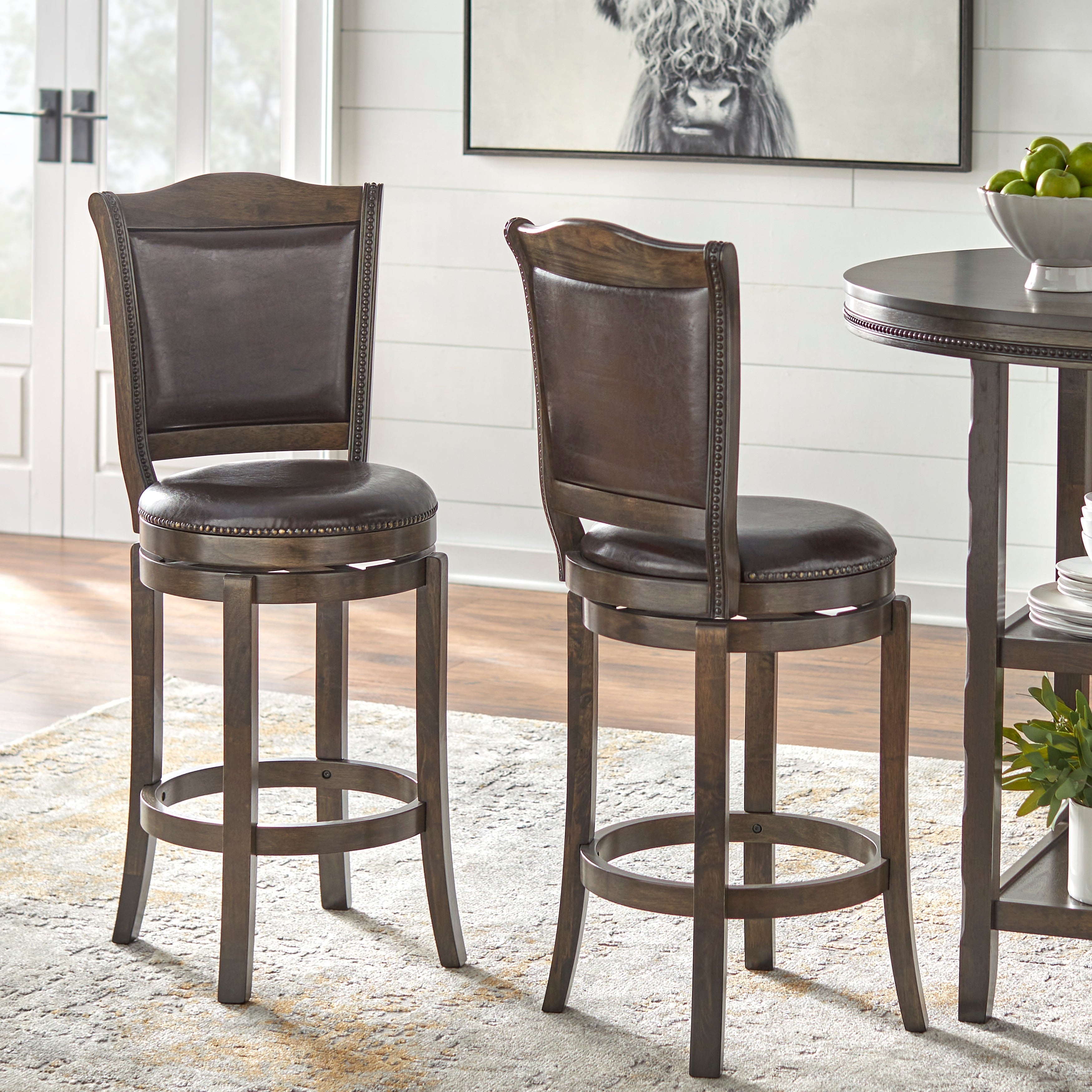 Simple Living Adam Pub Stools Set Of Two