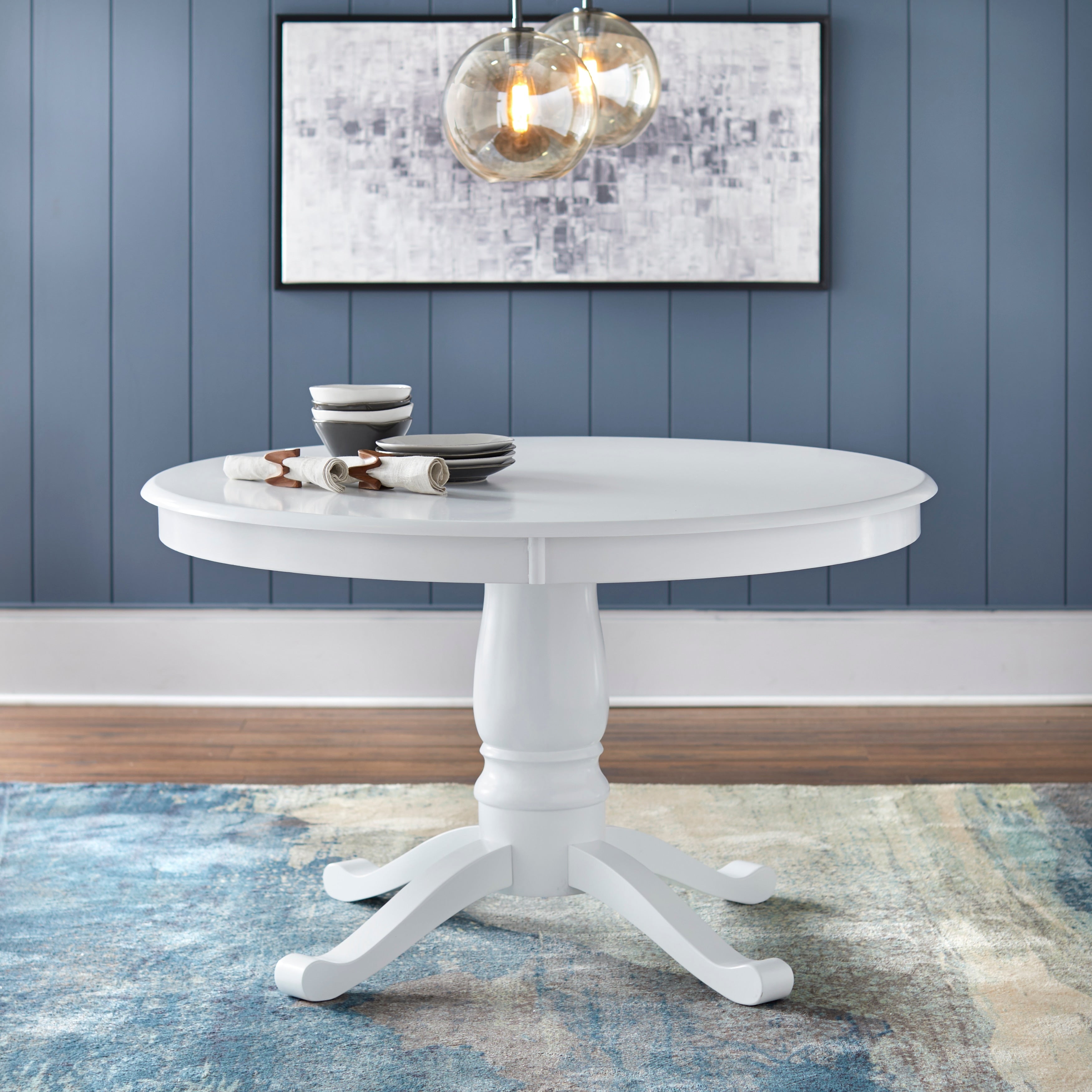 Simple Living Alexa Round Pedestal Dining Table