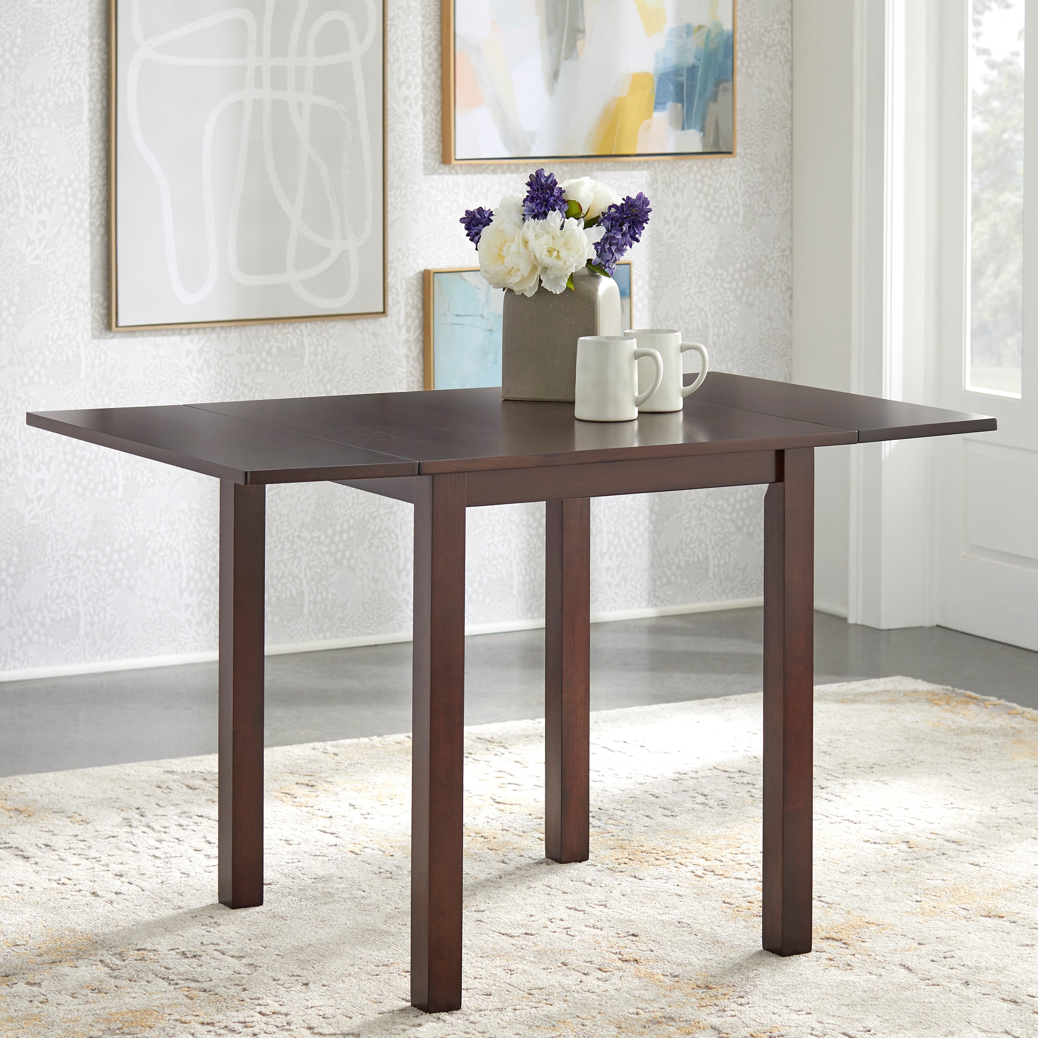 Simple Living Austin Drop Leaf Table Brown