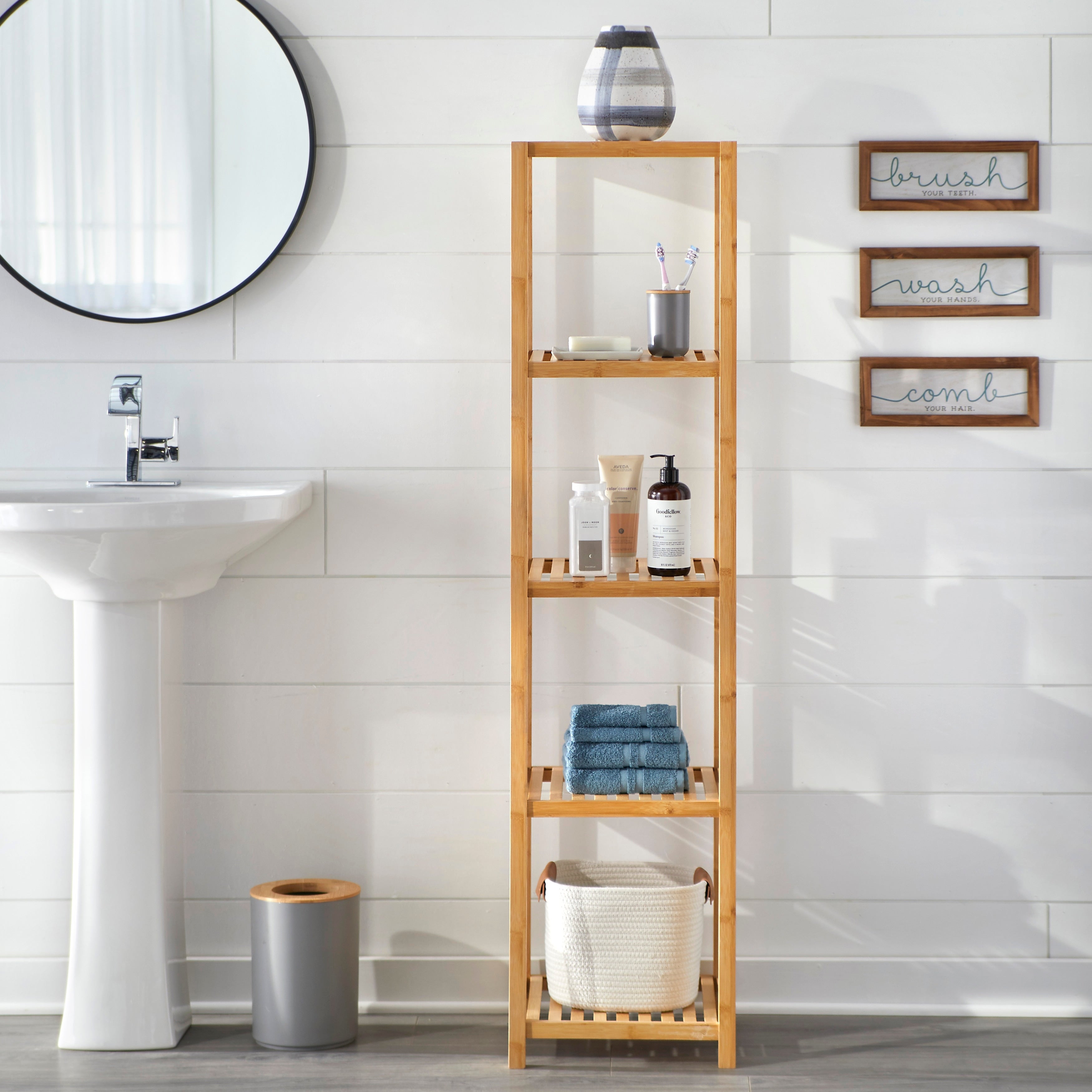 Simple Living Bamboo 5 Tier Shelf
