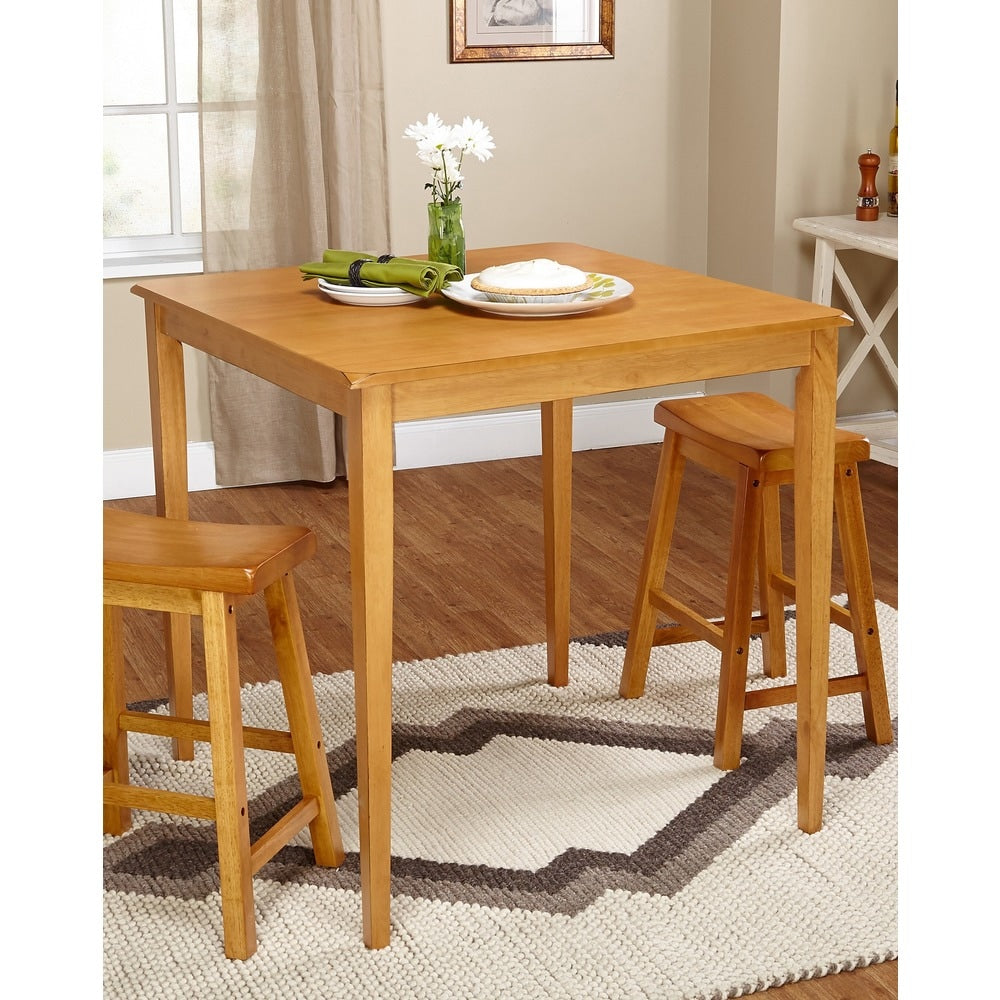 Simple Living Belfast Dining Table Honey