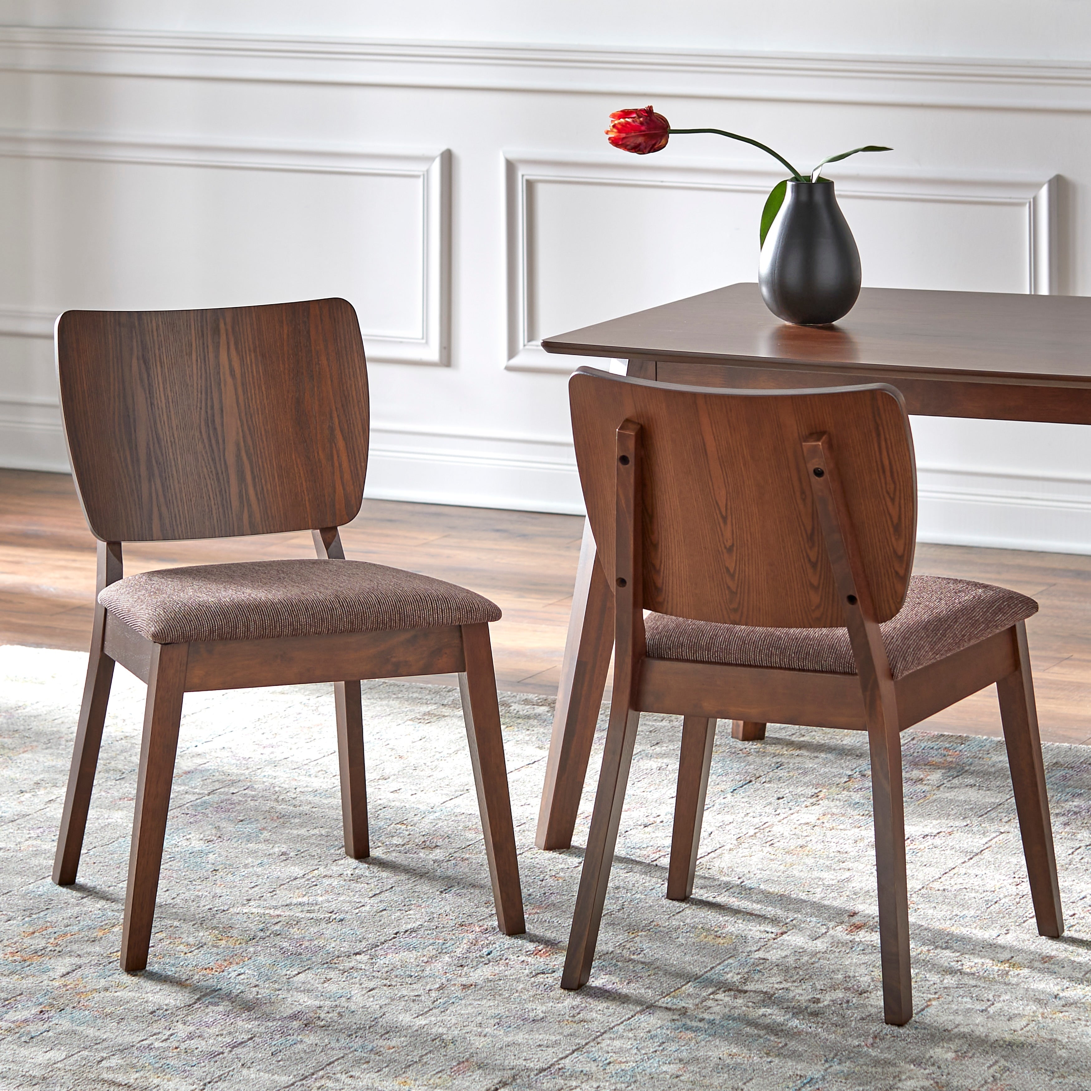 Simple Living Bernard Mid Century Dining Chairs Set Of 2