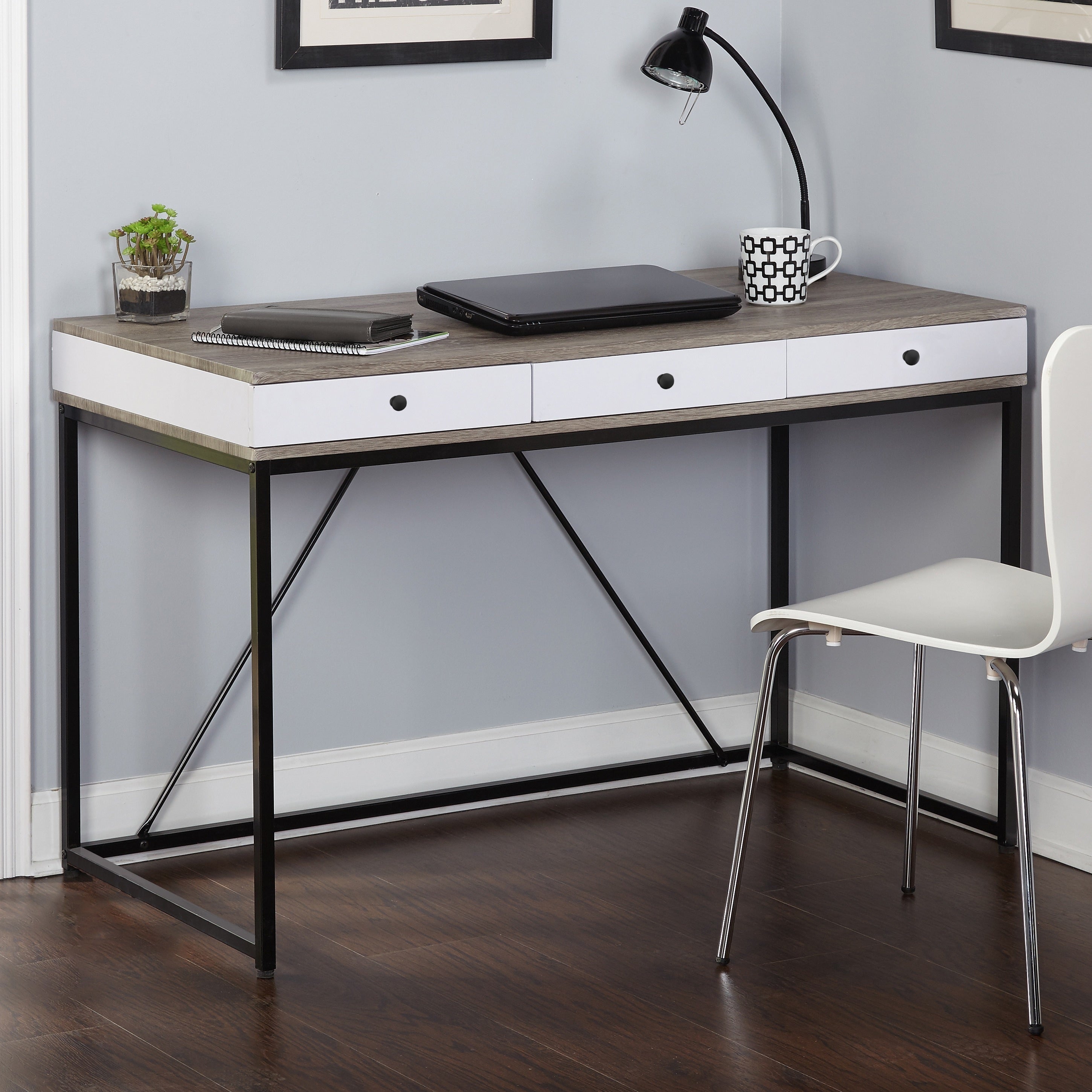 Simple Living Chelsea 3 Drawer Desk