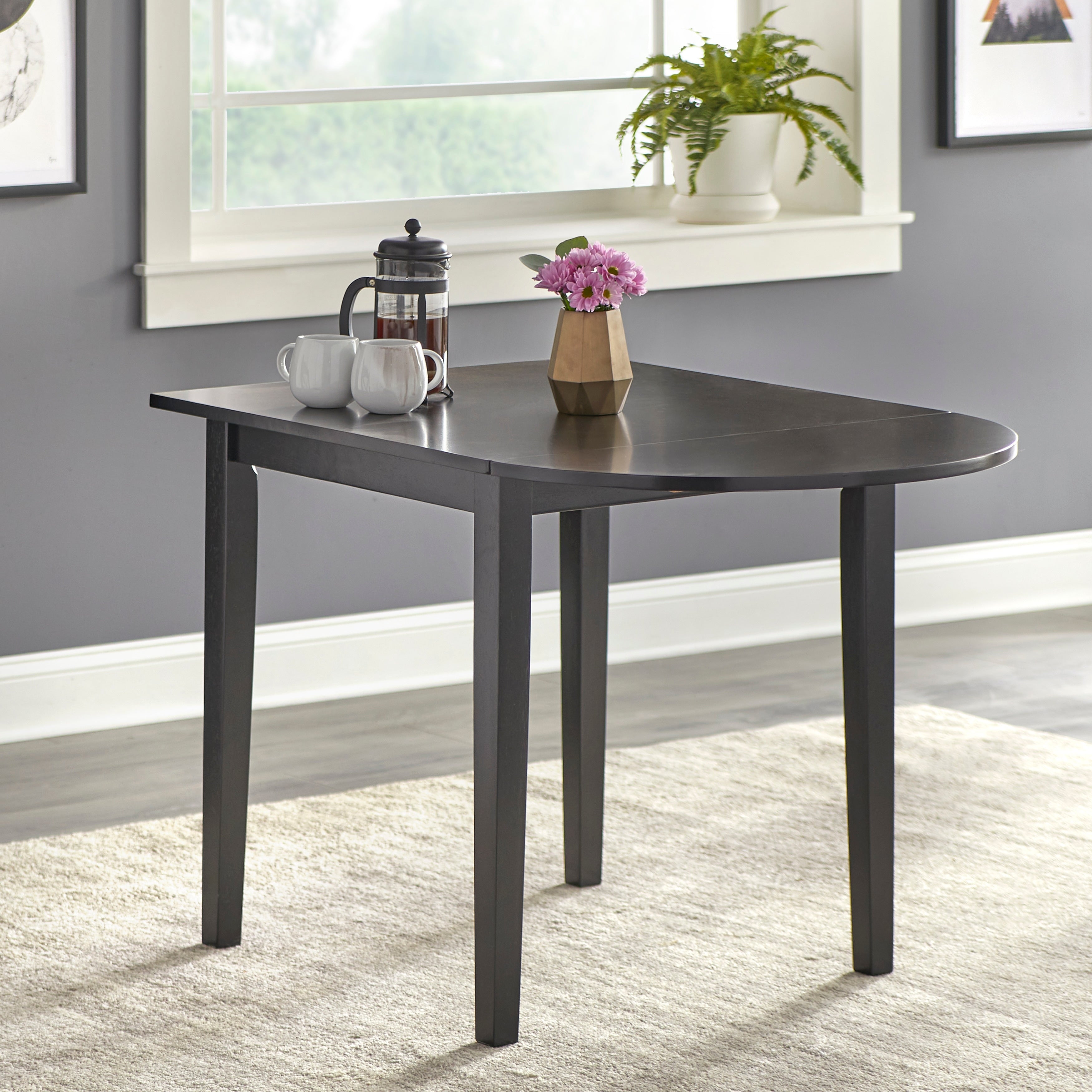 Simple Living Country Cottage Dining Table Natural White