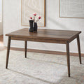 Simple Living Element Mid Century Dining Table Walnut