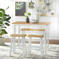 Simple Living 4 Piece Galena Modern Farmhouse Counter Height Set