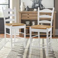 Simple Living Ladder Back 24 Inch Stool Set Of 2