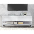 Simple Living Lewis White High Gloss Tv Stand