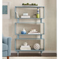 Simple Living Margo Mid Century 3 Shelf Bookshelf 59.5 H X 36 W X 11.8 D