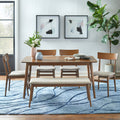 Simple Living Newington 6 Piece Dining Set With Bench