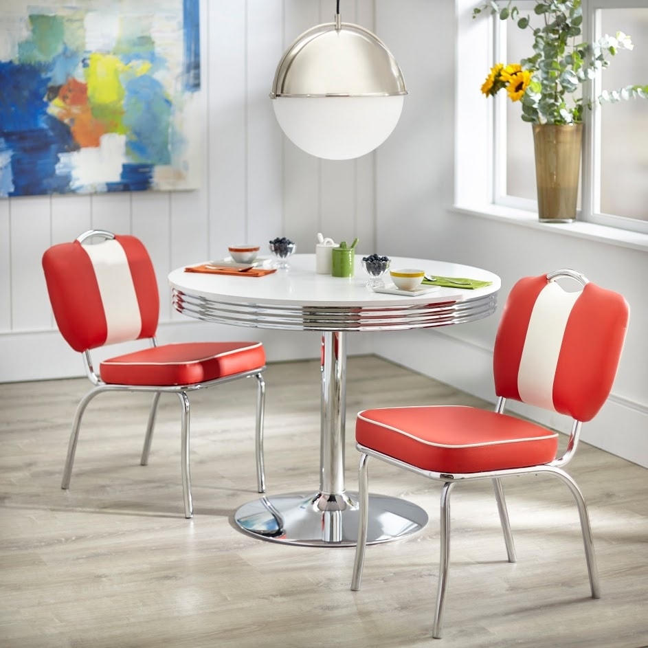 Simple Living Raleigh Retro 3 Piece Dining Set