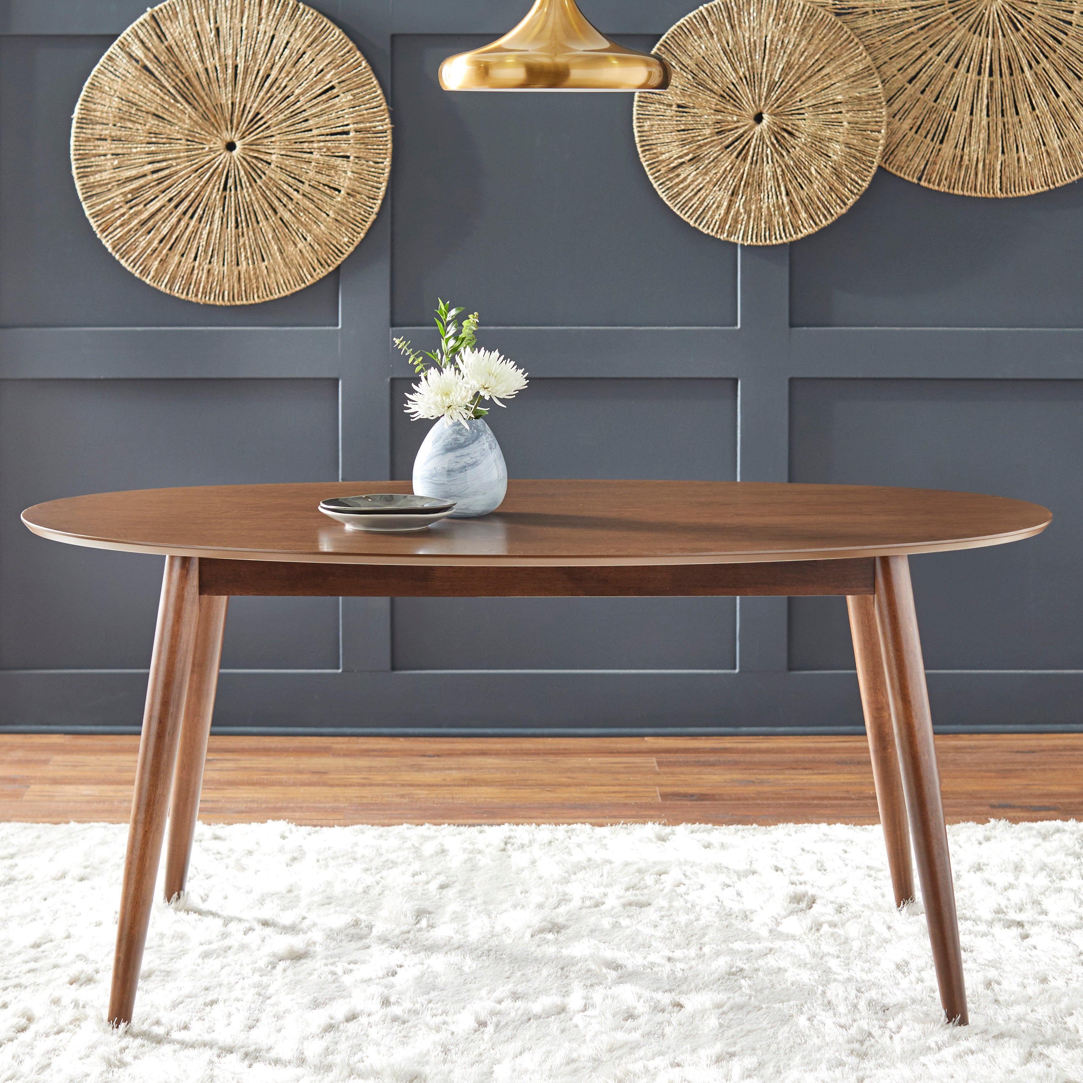 Simple Living Seguro Dining Table Walnut