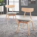 Simple Living Solid Beechwood Cadiz Dining Chairs Set Of 2