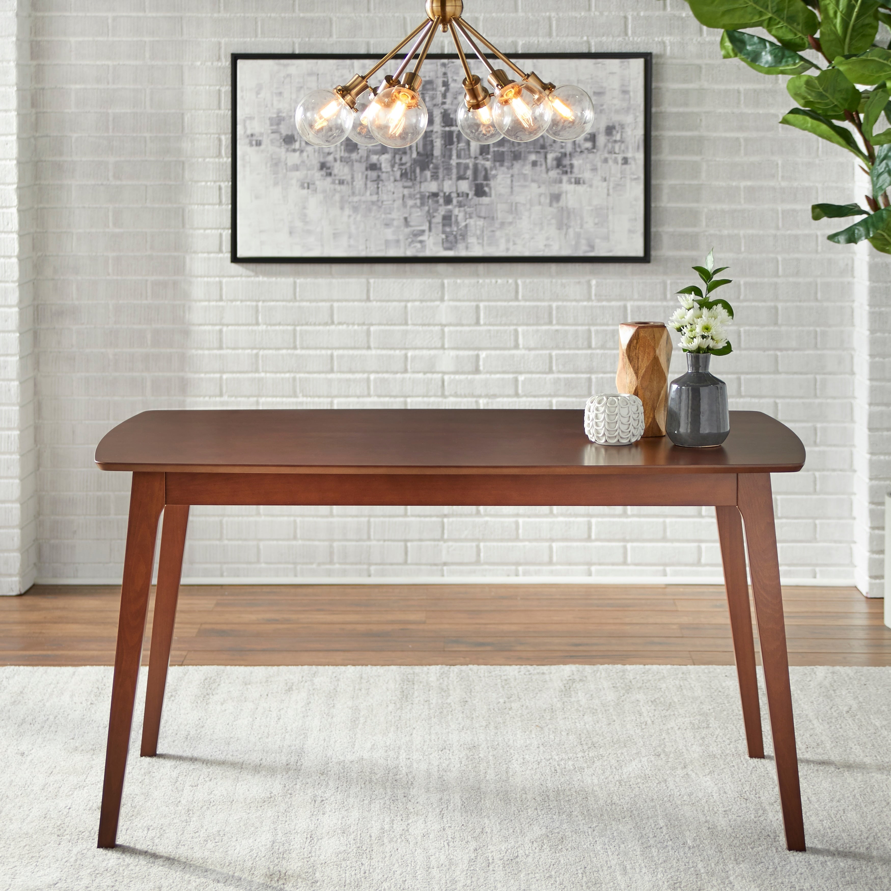 Simple Living Solid Beechwood Cadiz Dining Table Natural