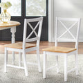Simple Living Espresso Crossback Dining Chairs Set Of 2