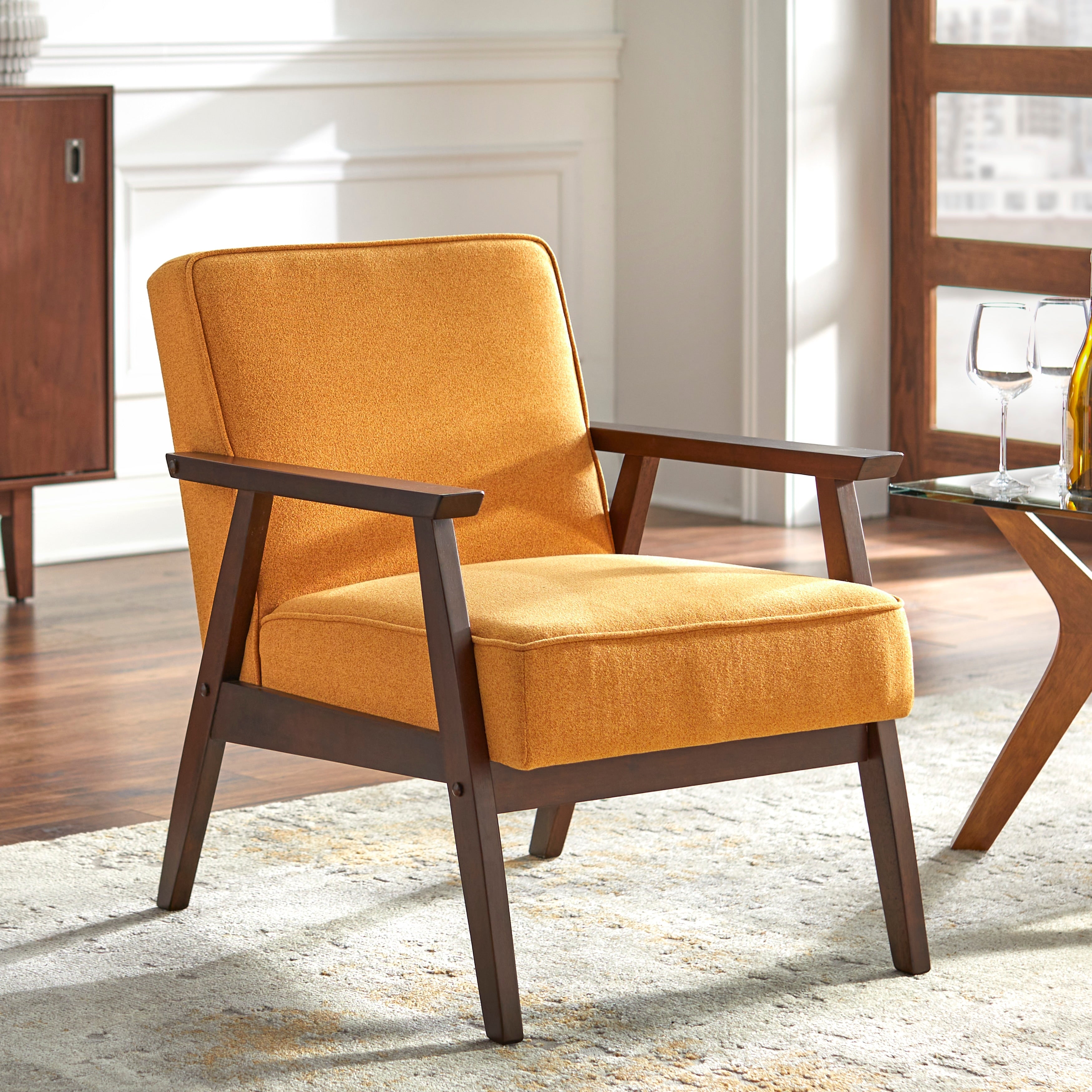 Simple Living Sonia Fabric Upholstery Chair
