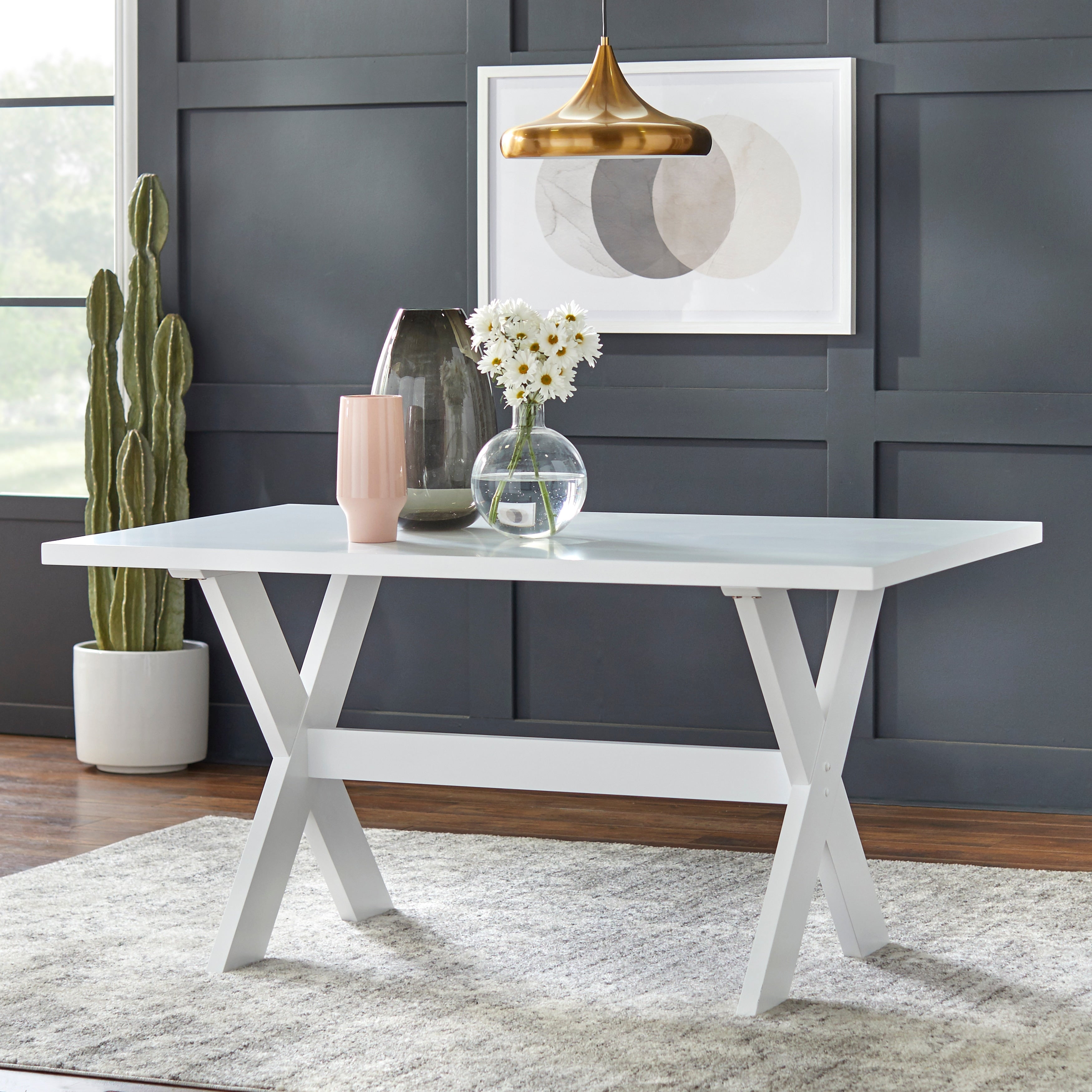 Simple Living Sumner Dining Table 29.75 H X 35.5 W X 51.1 L