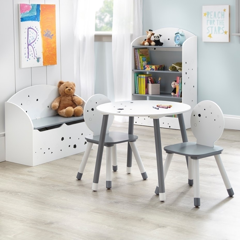Simple Living Talori Kids Table Set With Bookshelf And Toybox