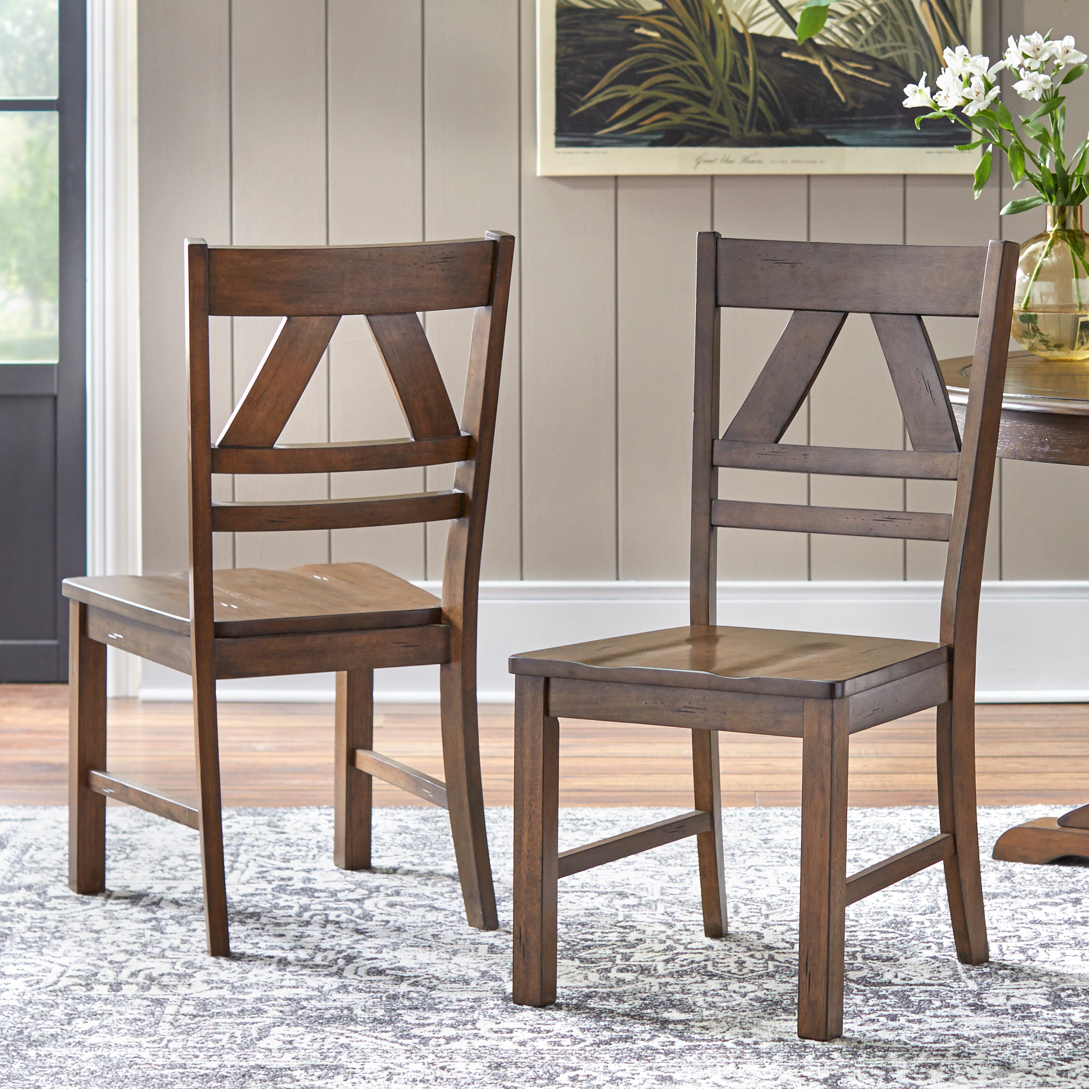 Simple Living Vintner Country Style Dining Chairs Set Of 2