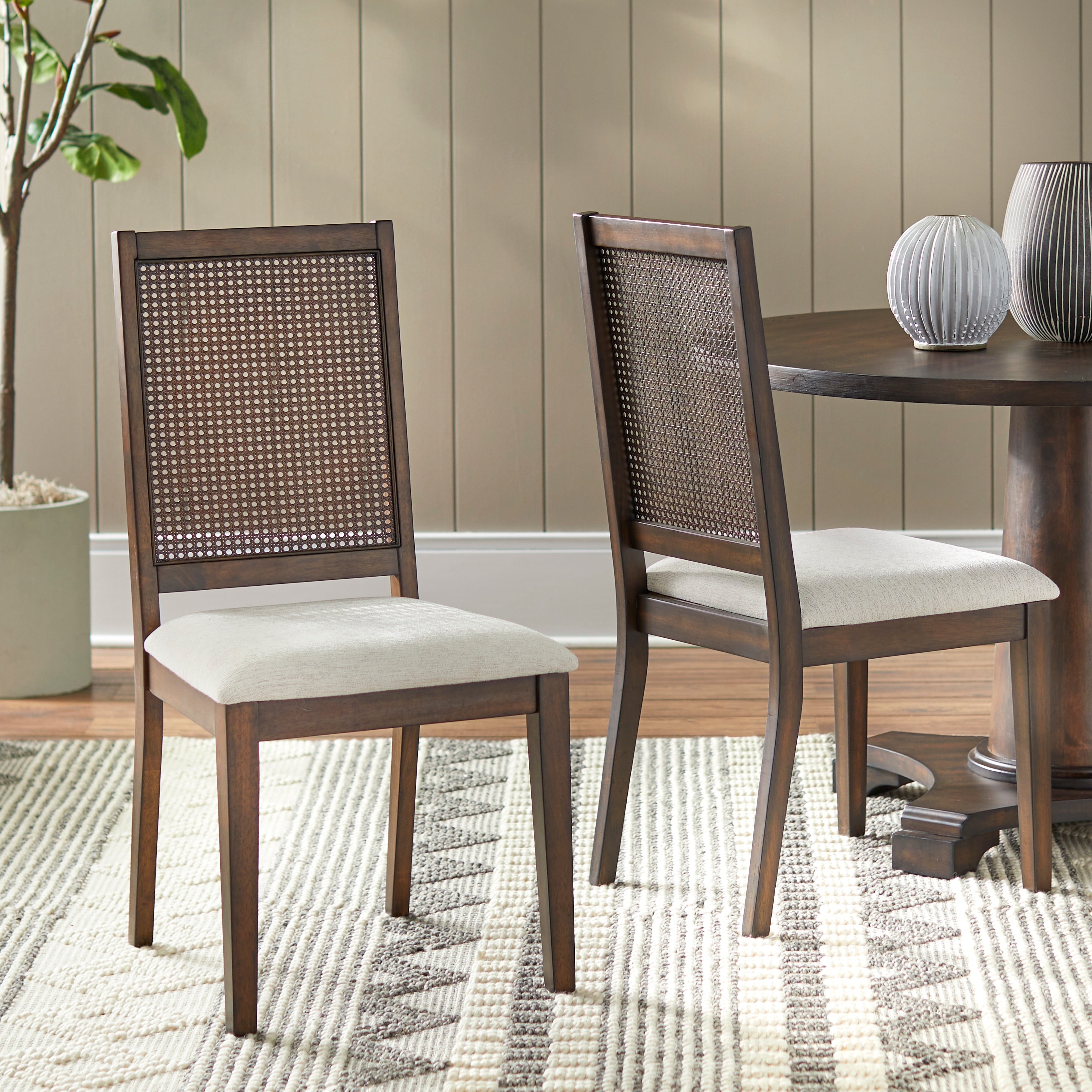 Simple Living Westbury Cane Dining Chair Set Of 2