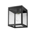 Simple Square Ceiling Outdoor In Black