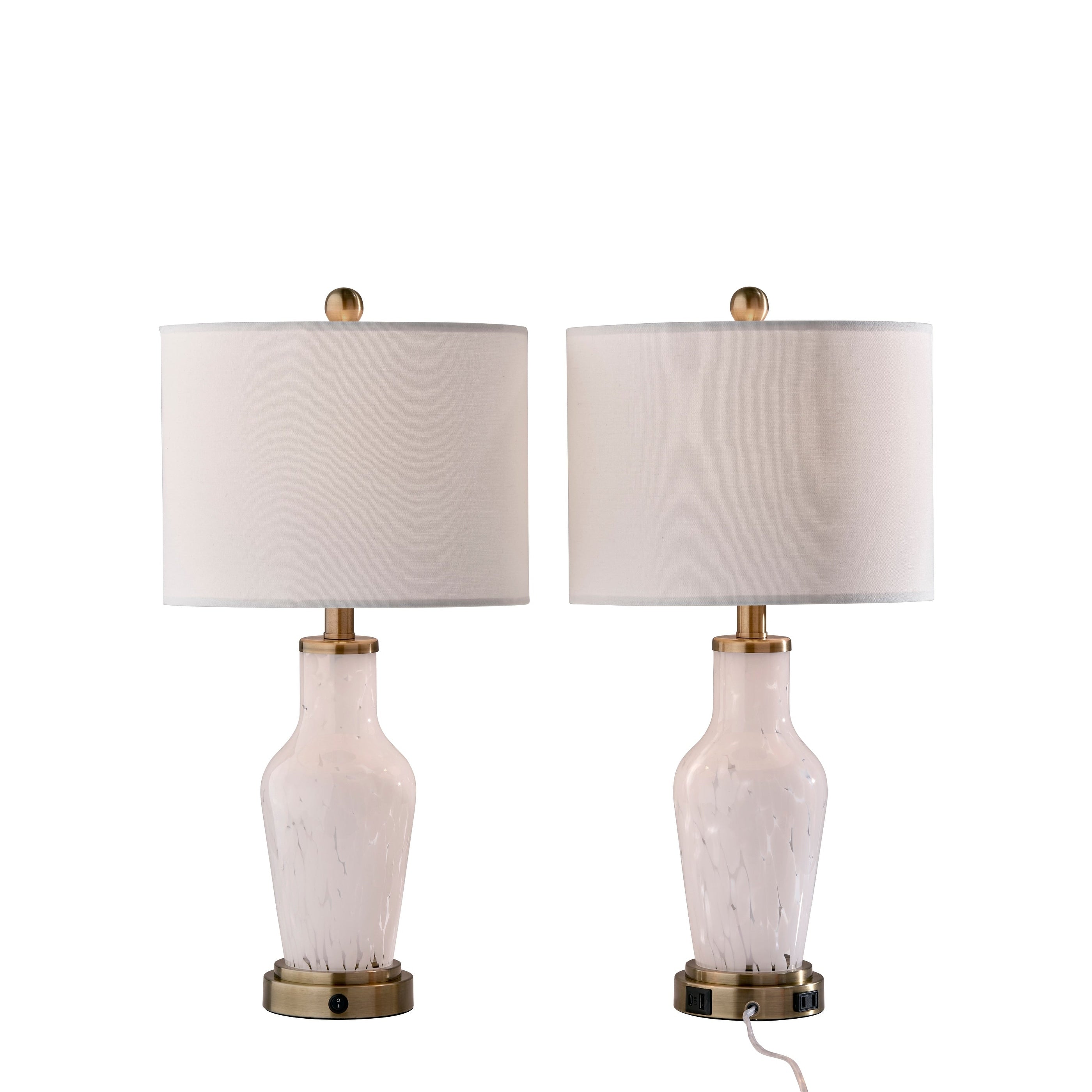 Simplee Adesso Grady 2 Pc Table Lamp Pack