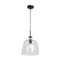Simplicite 1 Light Black Dome Pendant