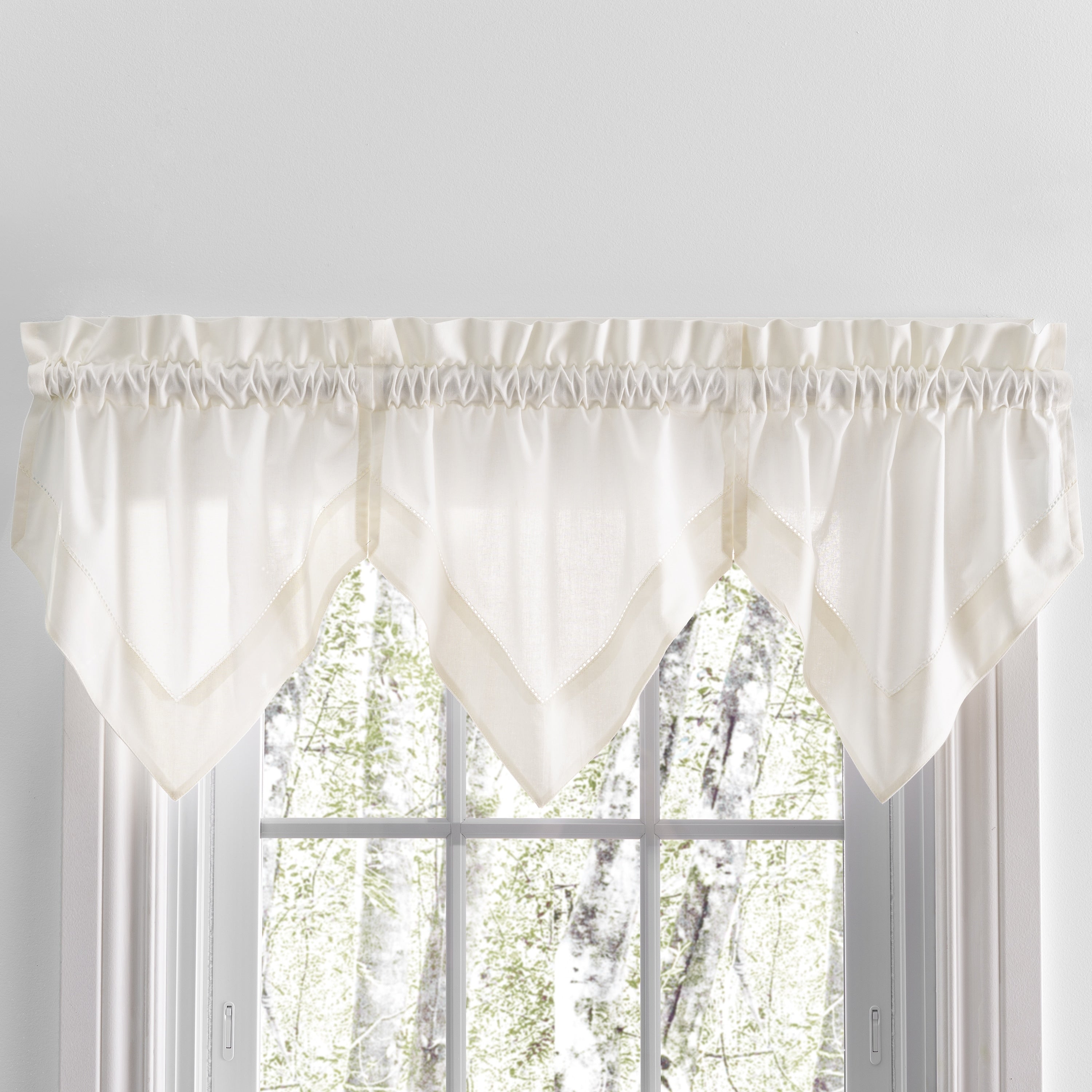 Simplicity Rod Pocket Kitchen Curtains Tier Swag Or Valance Sold Separately