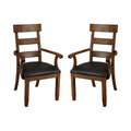 Simply Solid Kern Solid Wood Arm Chairs Set Of 2