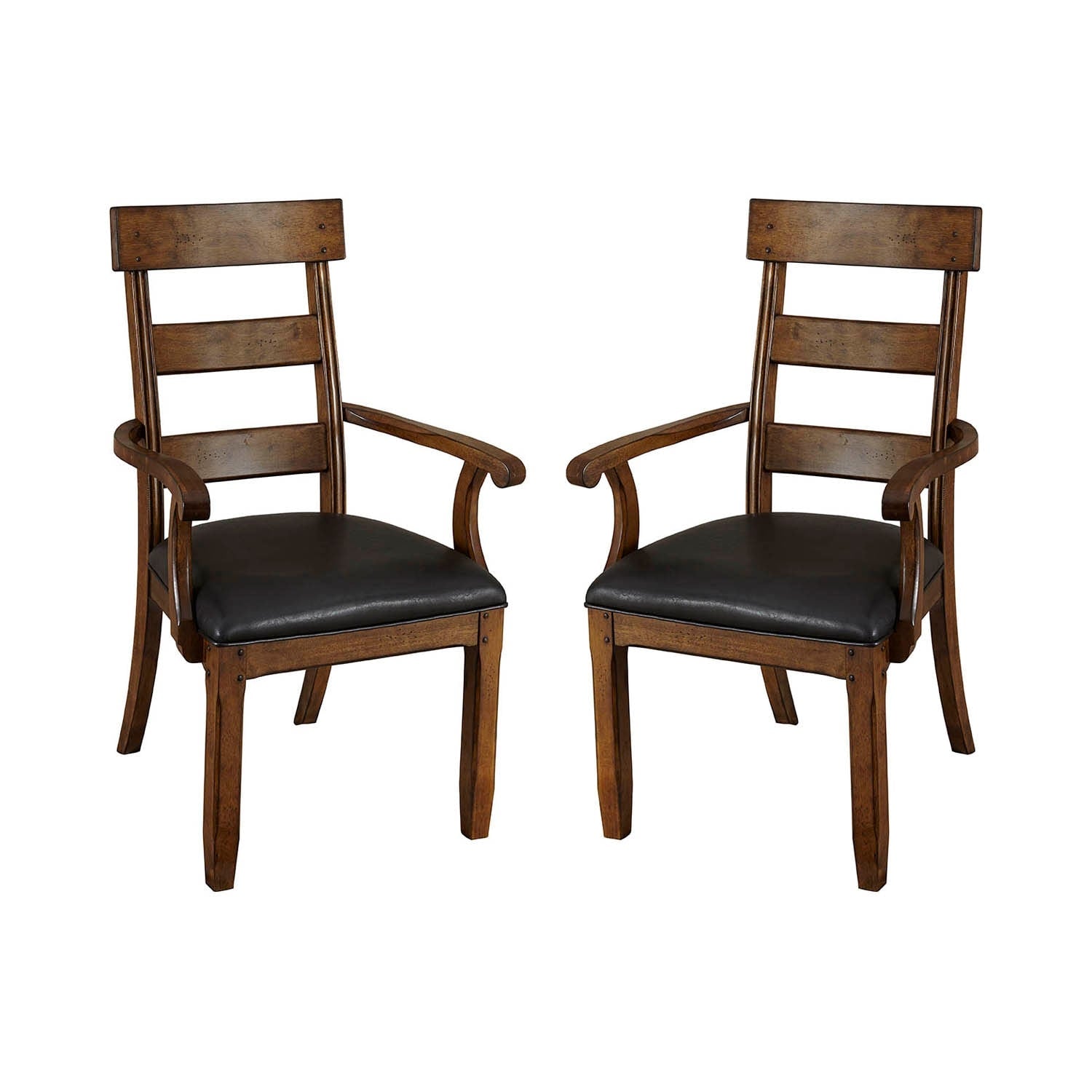 Simply Solid Kern Solid Wood Arm Chairs Set Of 2